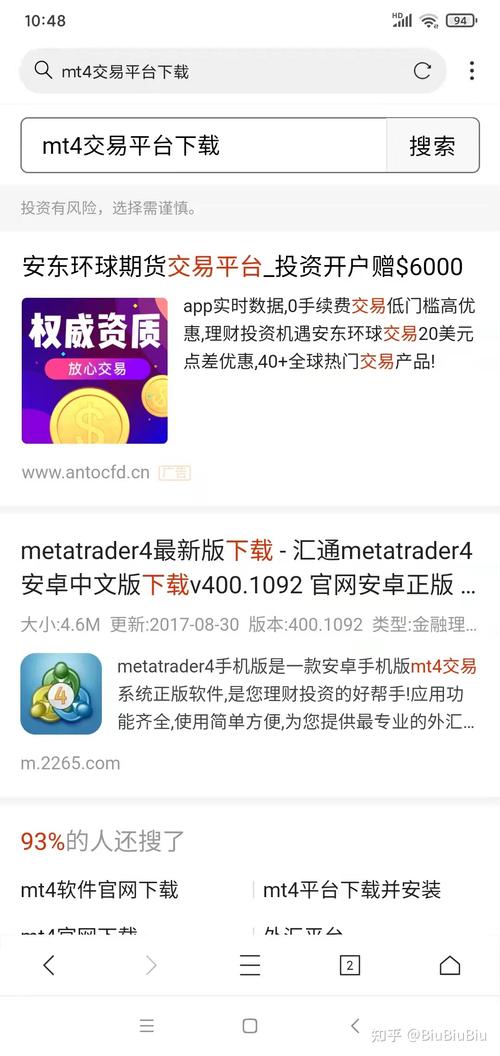 mt4交易平台安卓版官网下载,mt4交易平台下载pc